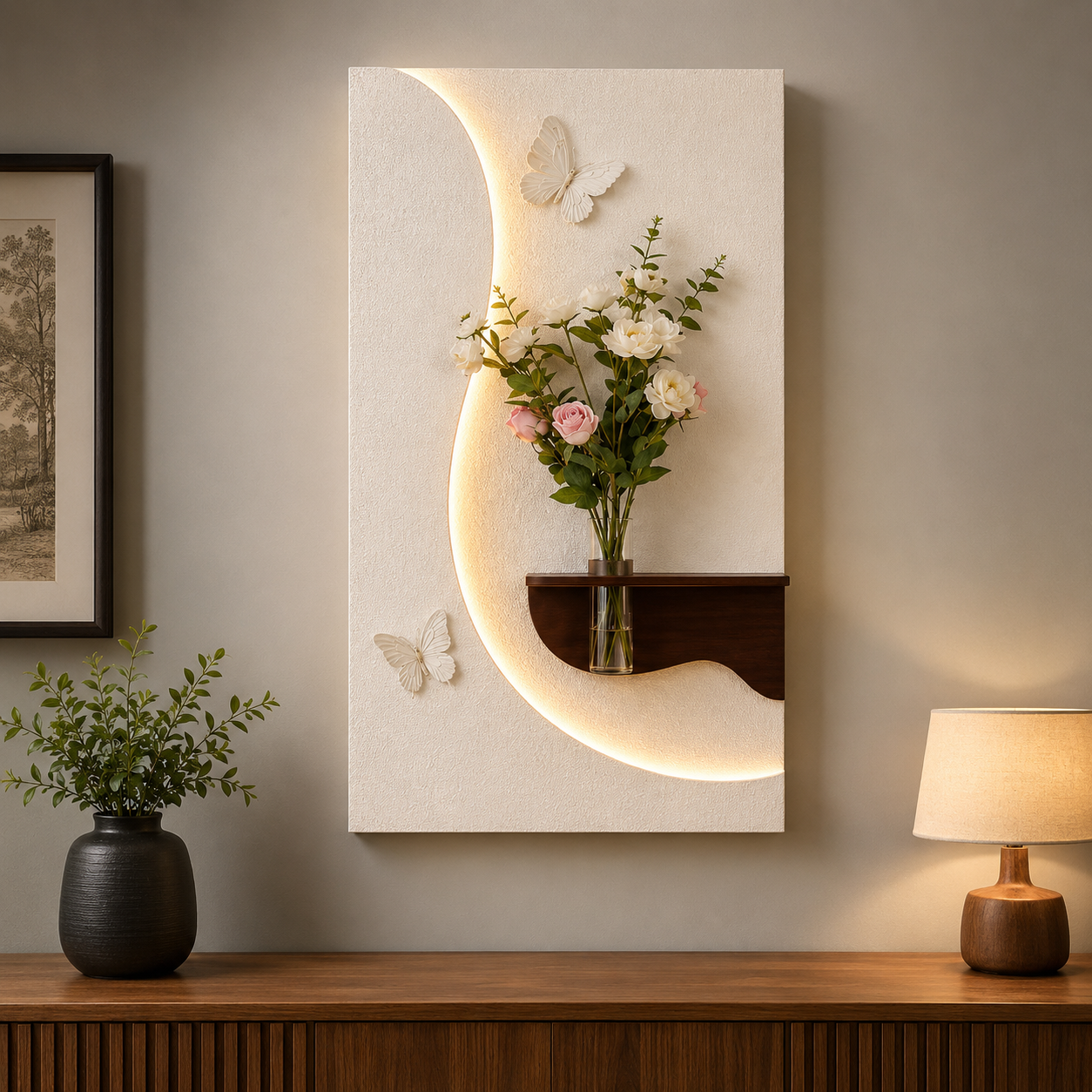 Wooden Wall modern art