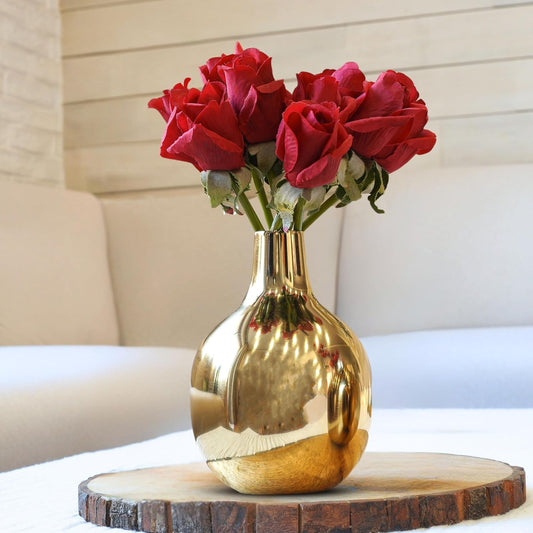 Anasay Metal Flower Vase for Table Decor