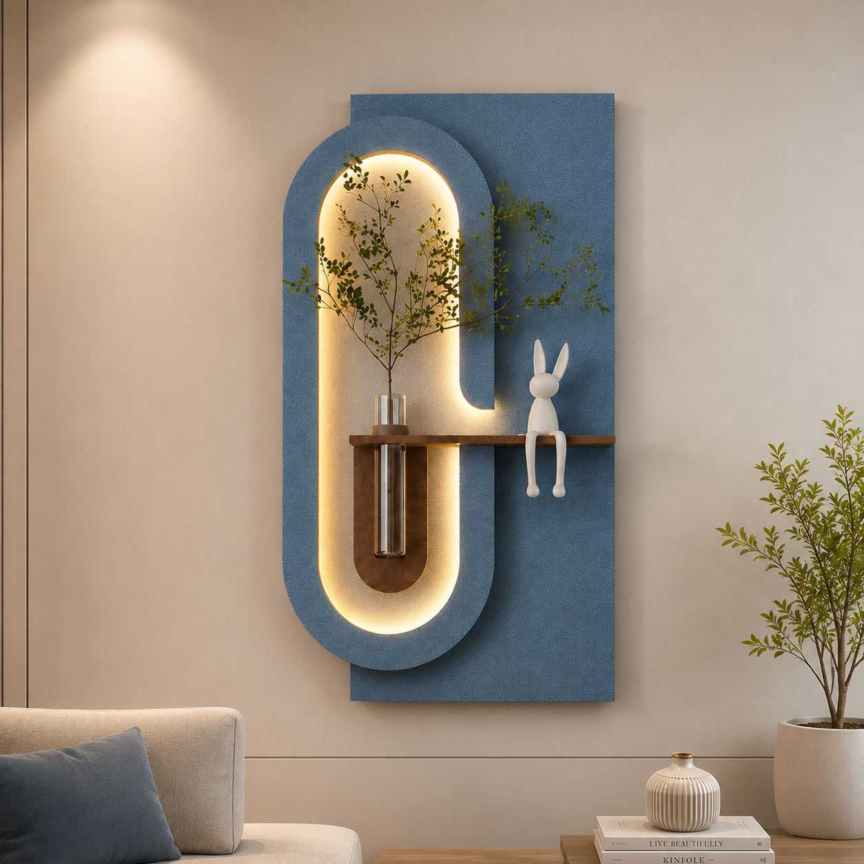 Wooden Wall modern art