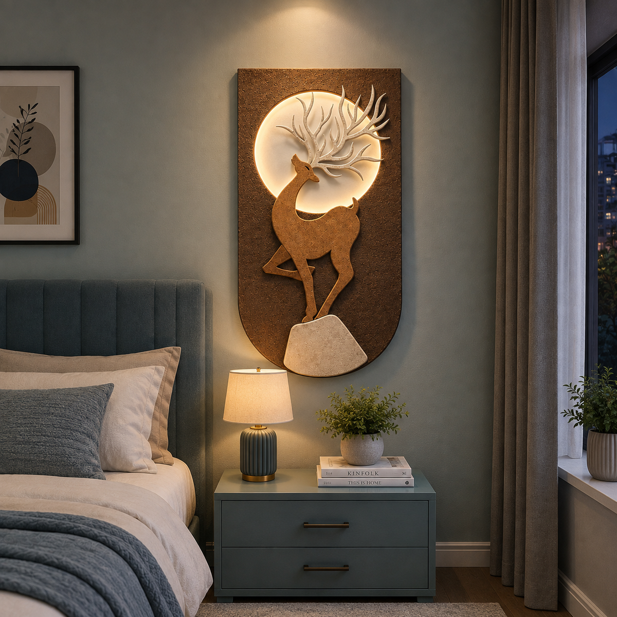 Wooden Wall modern art