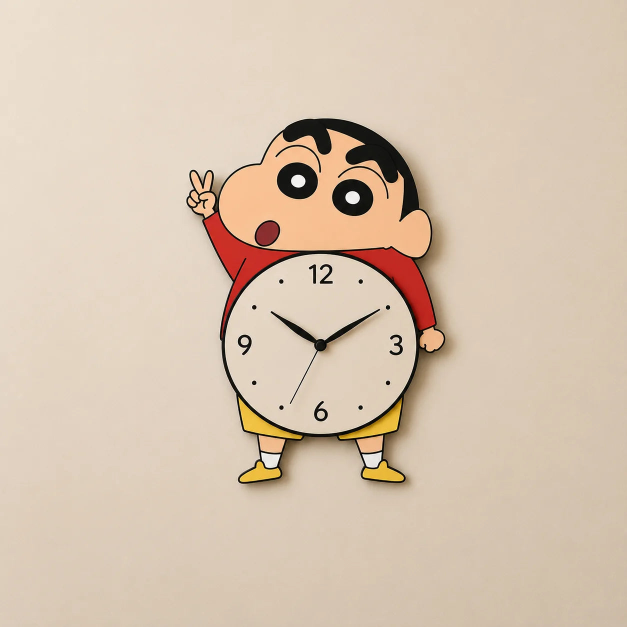 Premium Wall Clock Shinchan