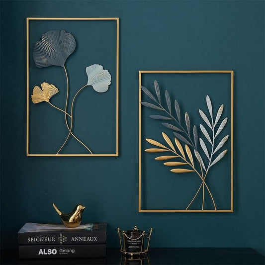 Anasay DuoForm – 2-Piece Geometric Metal Wall Art Set