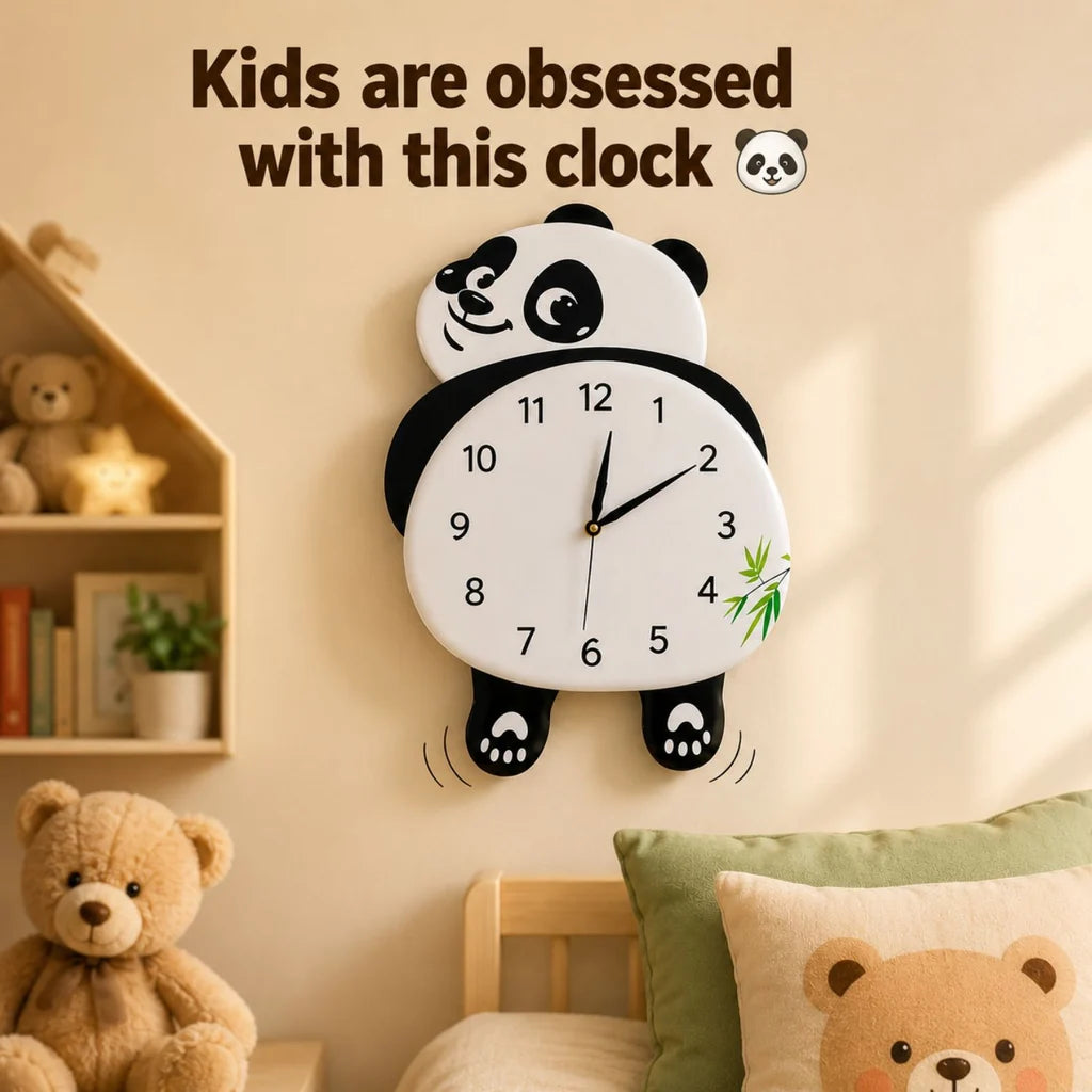 Premium Wall Clock Panda P