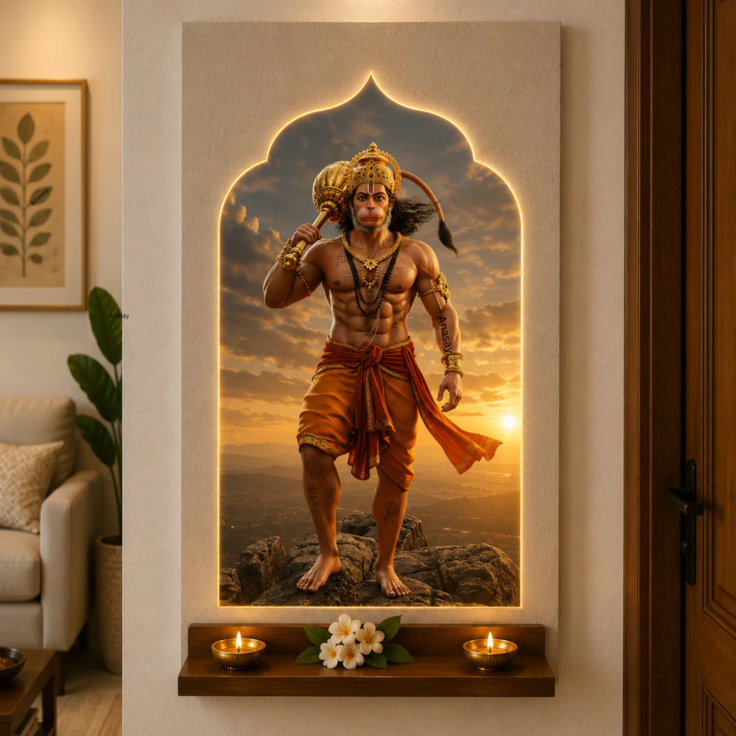 Anasay Wall Decor Decorative LED Wall Panel