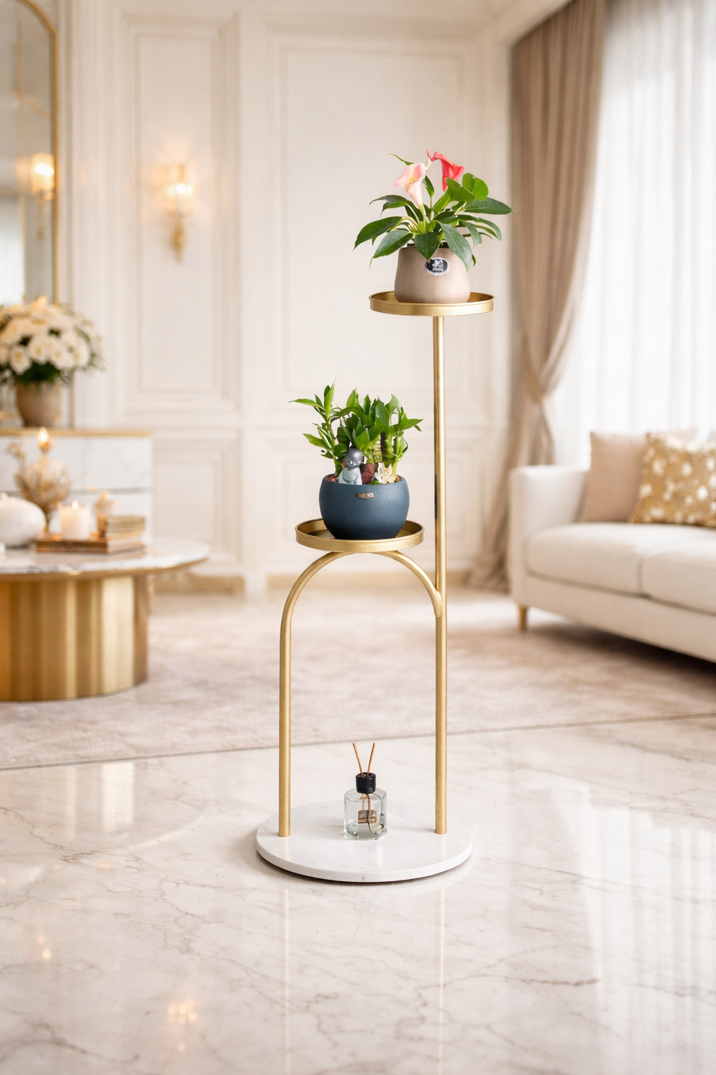 Anasay Modern Metal Flower Stands