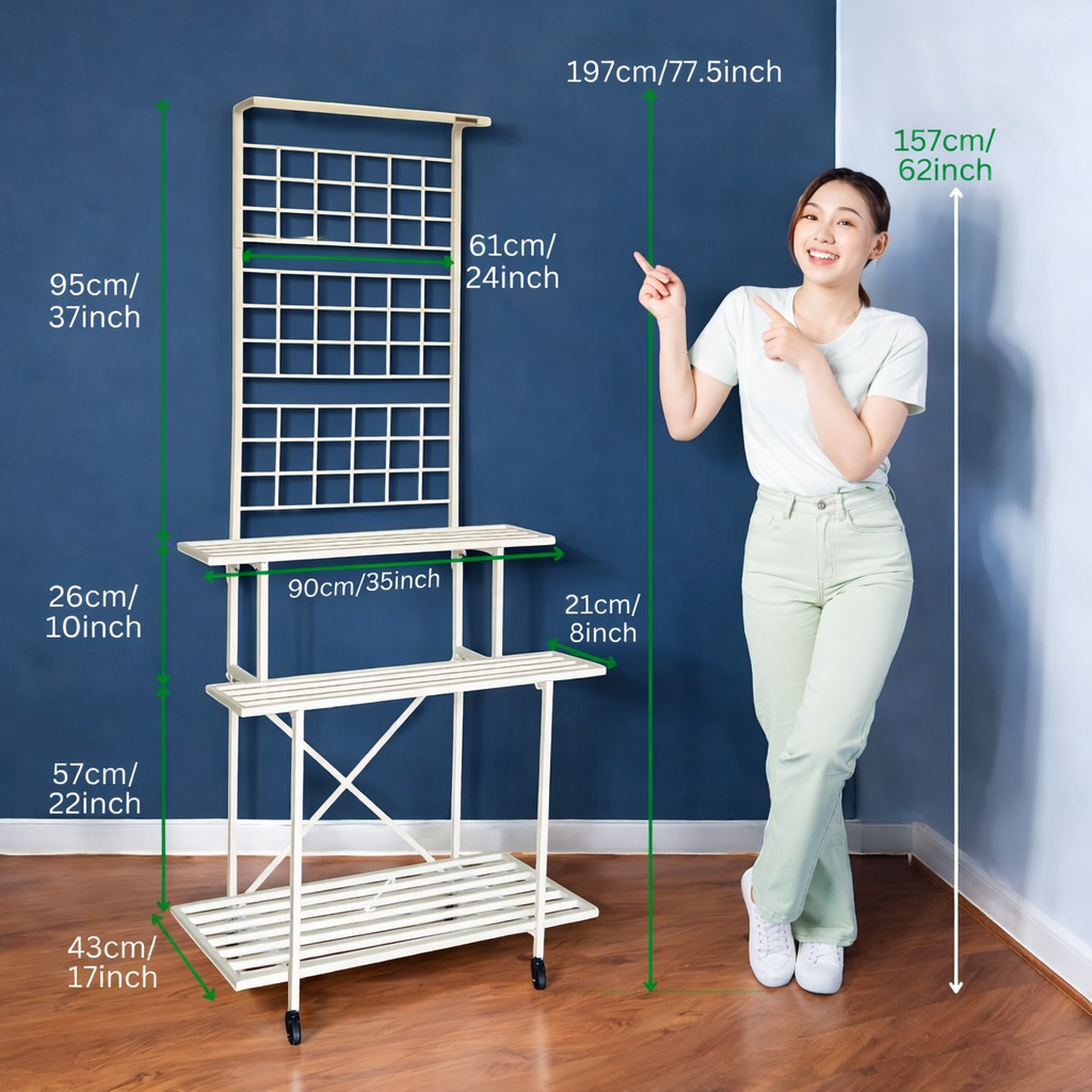ANASAY Multi-Tier Indoor Outdoor Plant Stand Shelf
