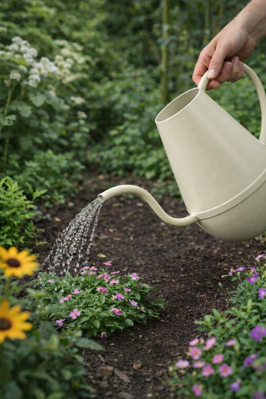ANASAY Premium Long Spout Watering Can – Garden Plant Waterer