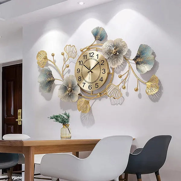 Floral Wall Clock Art Ideal Home Decor Items And Wall