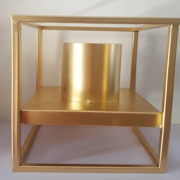 Anasay Enchanting Gold Metal Vases