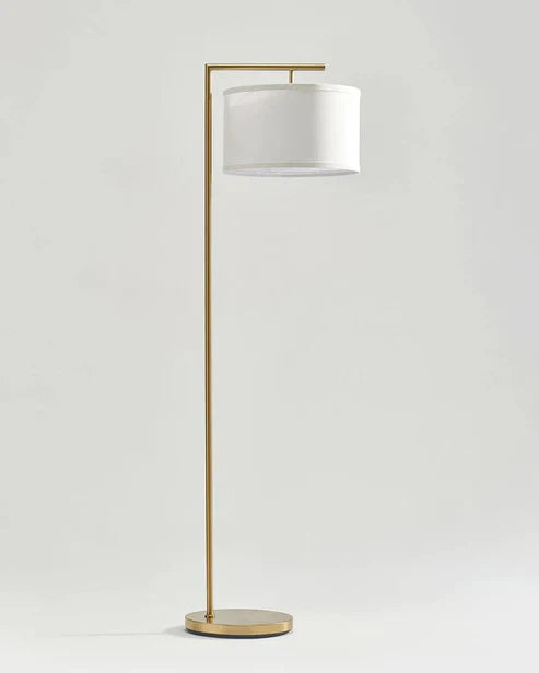 Golden Floor Lamp for Living Room & Bedroom Decor