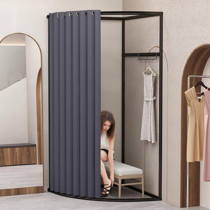 Anasay clothes changing cabin easy stall