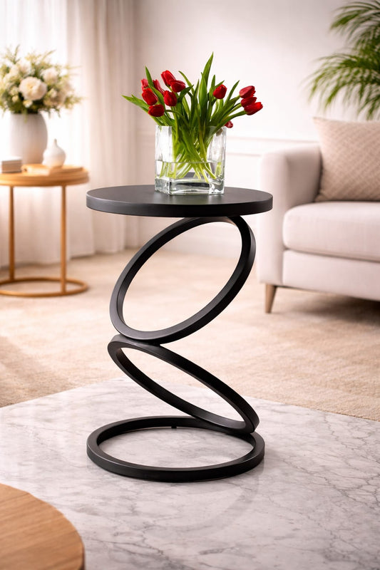 Anasay Modern  Metal side Table