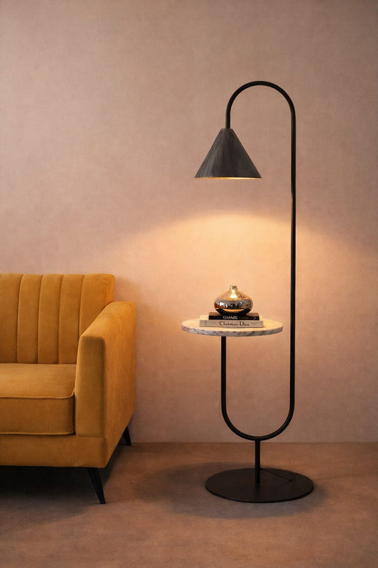 Classic Floor Lamp for Living Room Home Decoration Brown