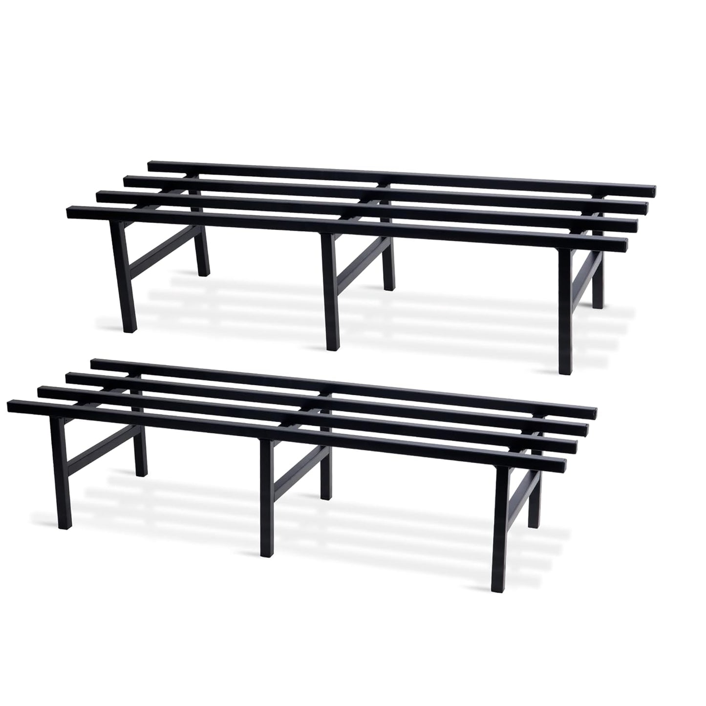 2 Tier Metal Plant Stand Rack – Indoor & Outdoor Plant Display