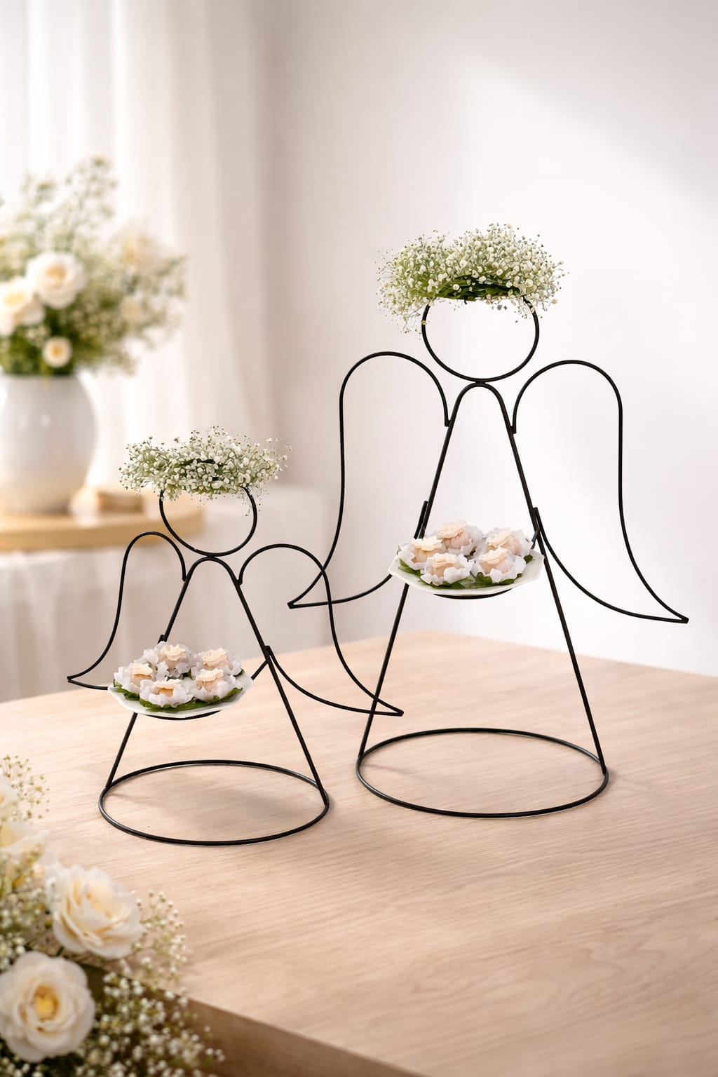 Anasay Modern  Metal Flower Stands