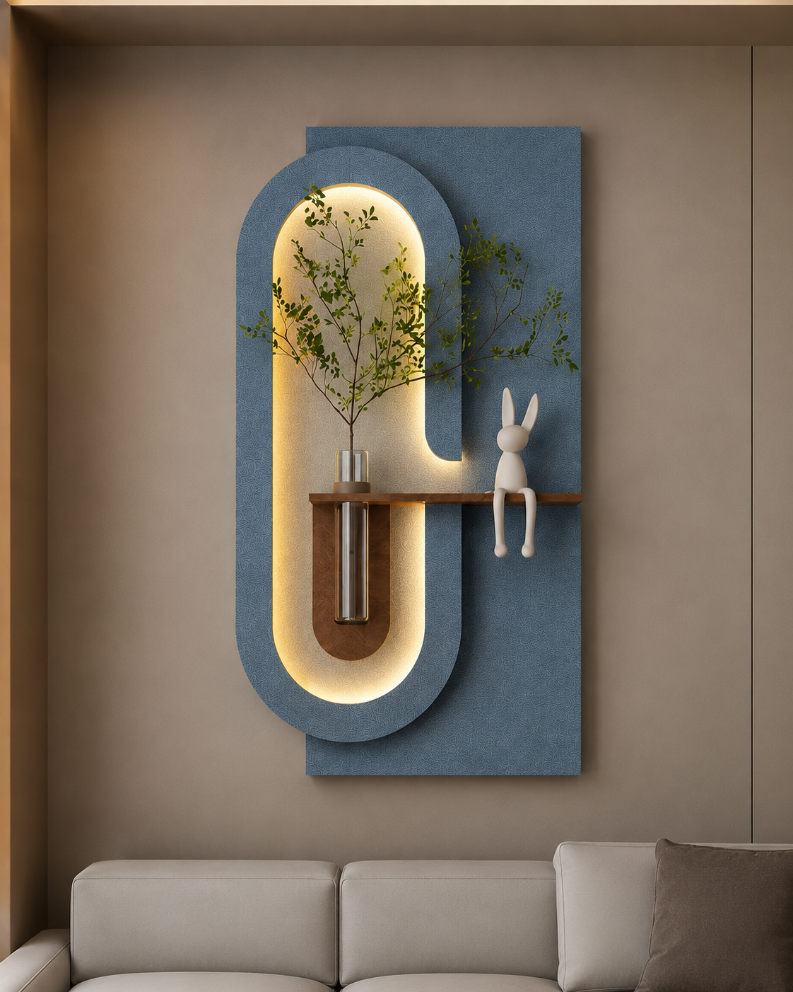 Wooden Wall modern art