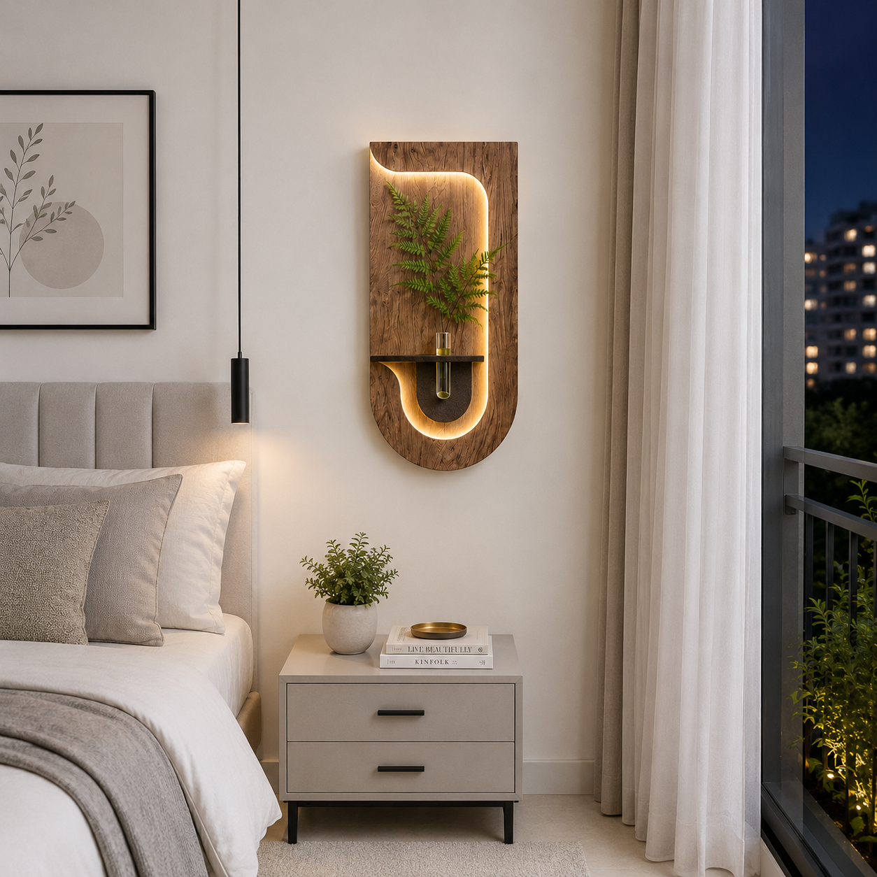 Wooden Wall modern art