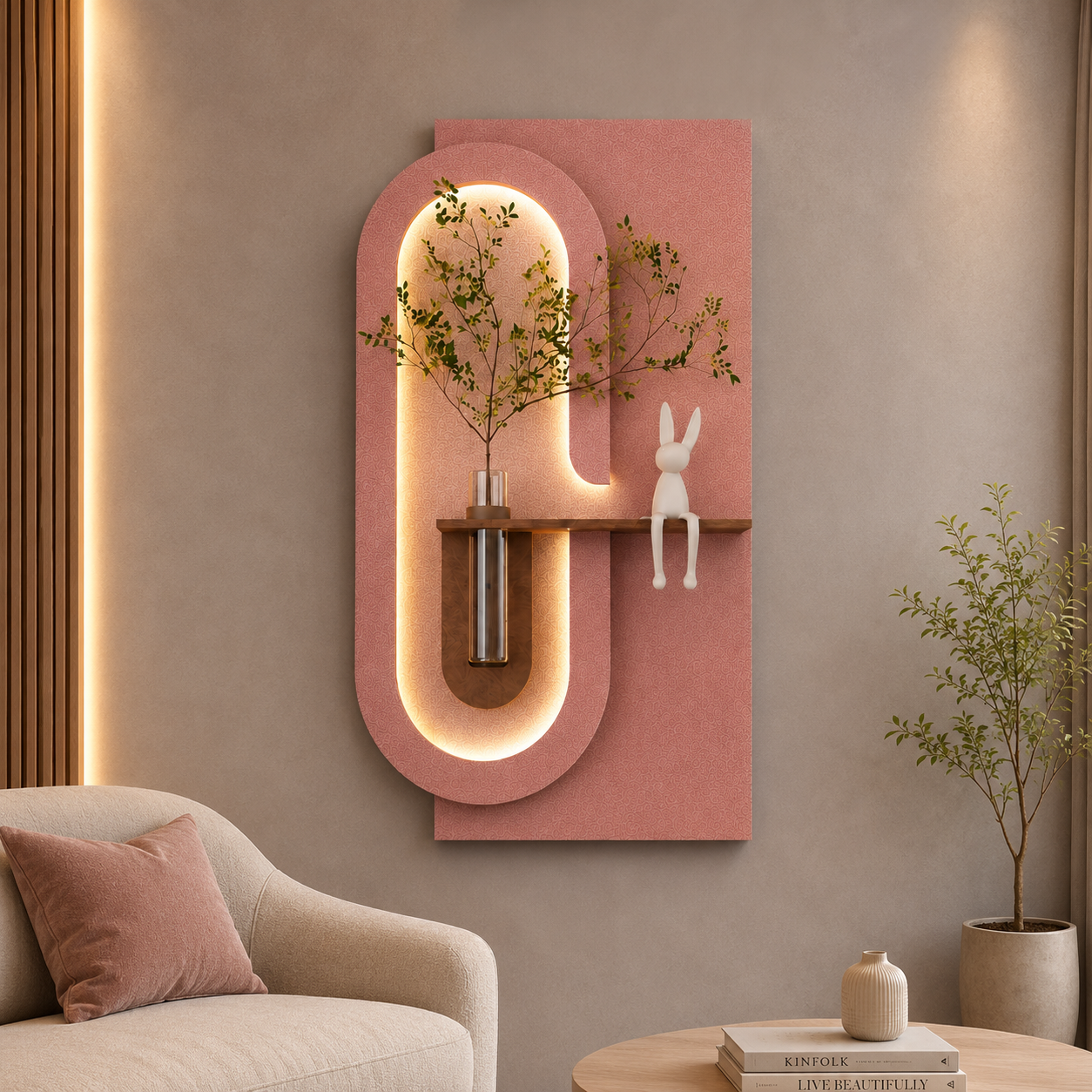 Wooden Wall modern art