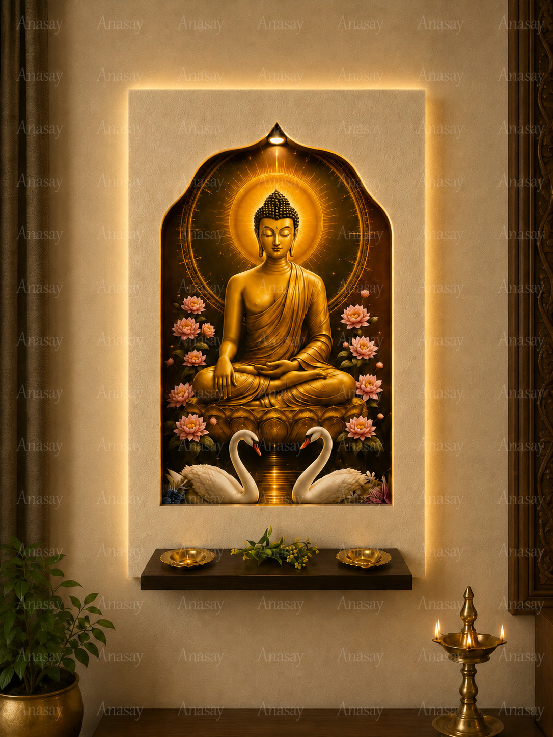 Anasay Wall Decor Decorative LED Wall Panel