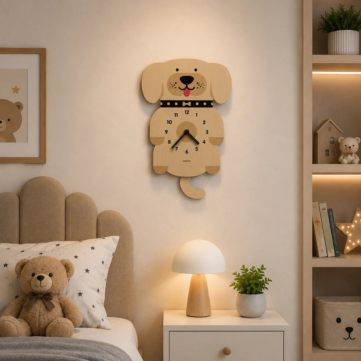 Premium Wall Clock Panda