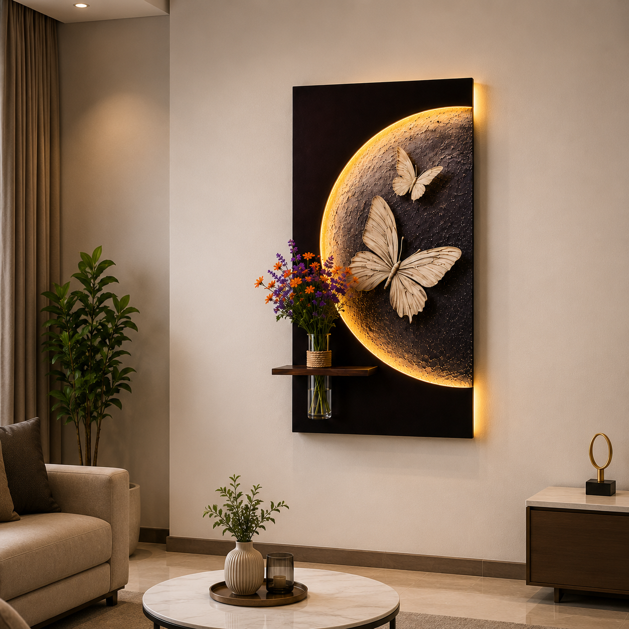 Wooden Wall modern art