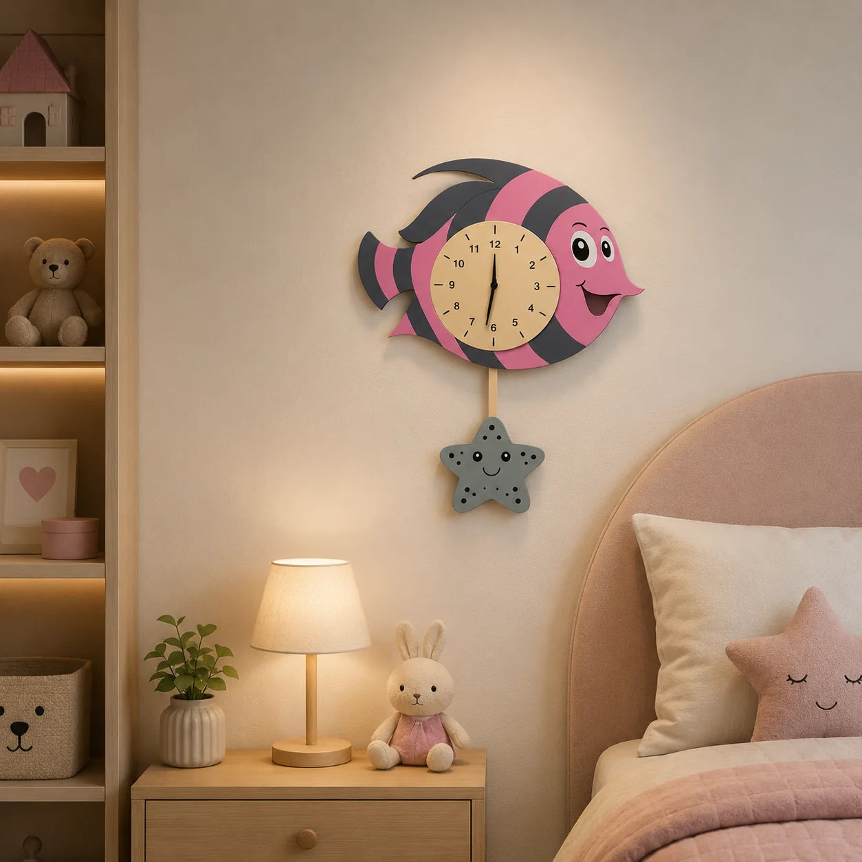 Premium Wall Clock Panda