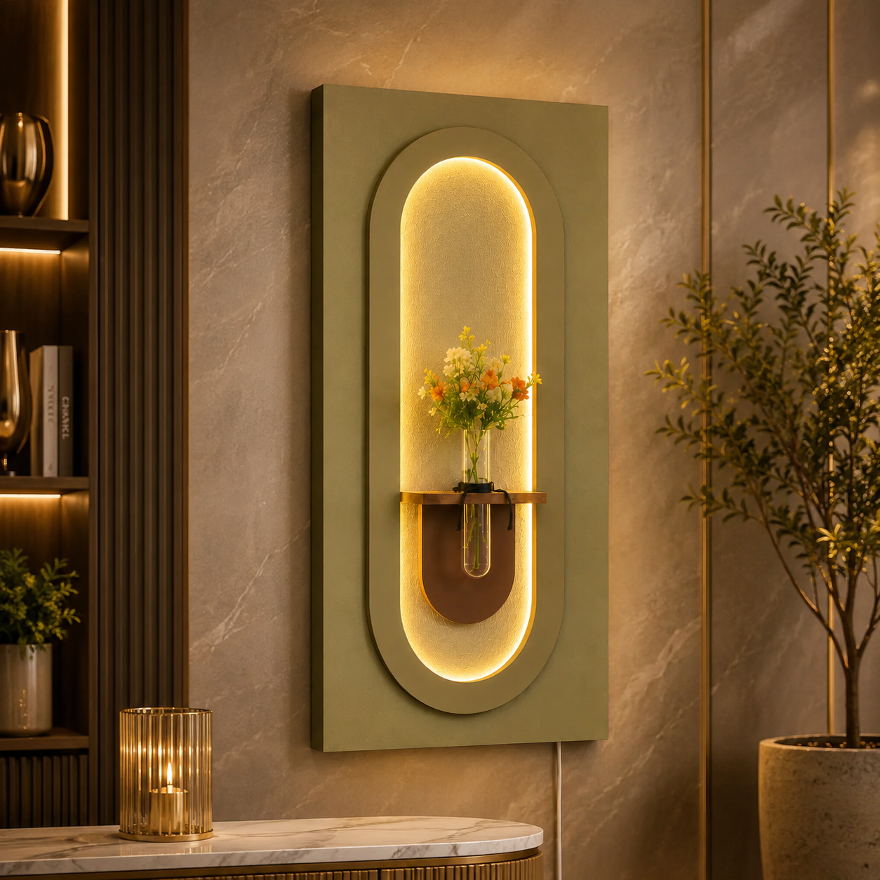 Wooden Wall modern art