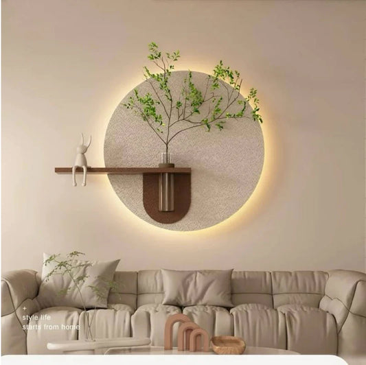 Anasay Grace Circular Glow LED Light Wall